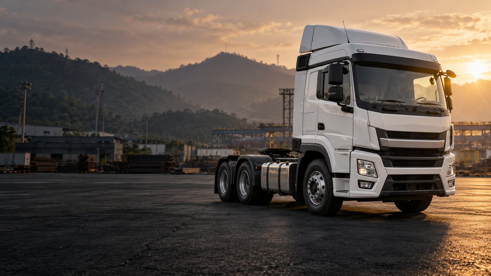 Illustrative unbranded prime mover in a Malaysian industrial setting; not actual inventory
