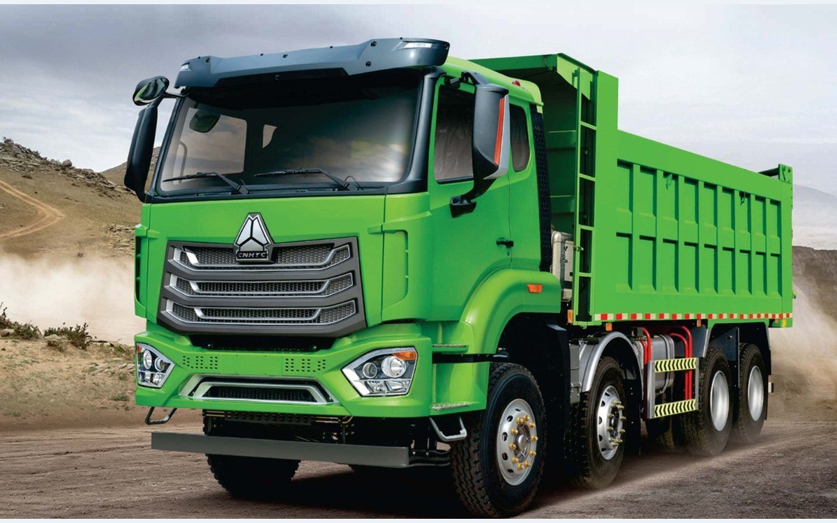 HOHAN NX Tipper truck image from the supplied product brochure; illustrative configuration